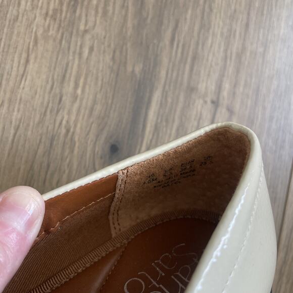 Franco Sarto Women Bazel Platform Lug Sole Loafer Cream Size 8.5 Chunky Slip On - Picture 9 of 9